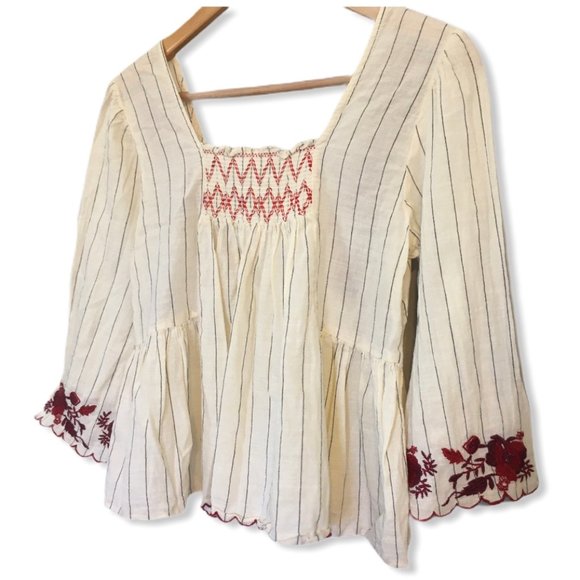 Zara Trafaluc Collection Floral Blouse Size S - Picture 3 of 7